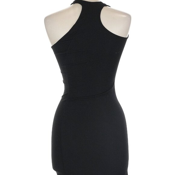 Skims Cotton Rib Tank Dress Black - Picture 2 of 7